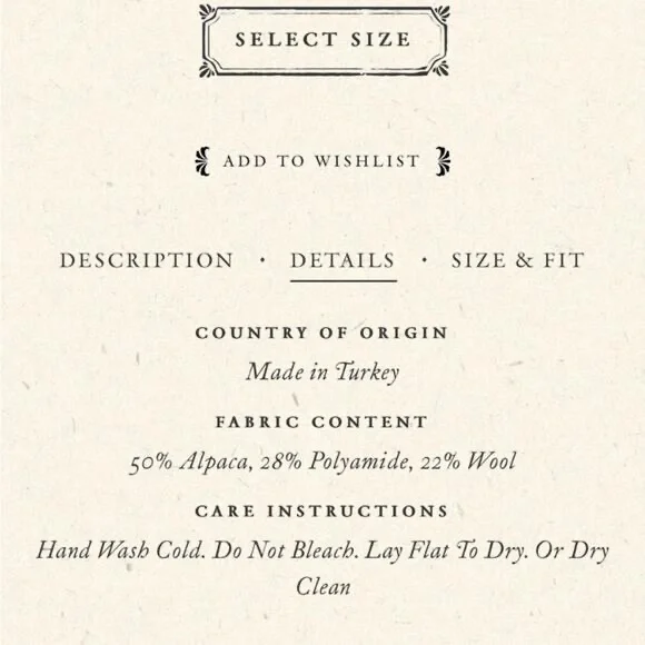 Doen Mila Alpaca Wool Button Collar Puff Short Sleeve Knit Sweater Top Hazelnut - Picture 13 of 14